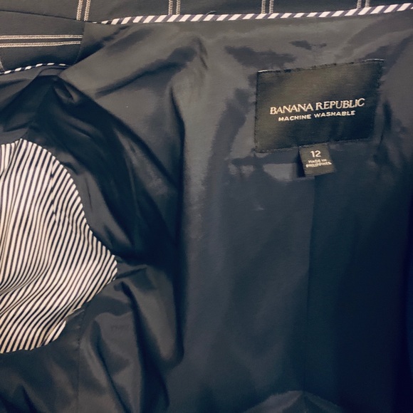 Banana Republic lined blazer size 12 NWOT - Picture 4 of 5